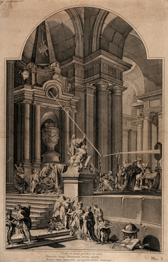 An Allegorical Monument to Sir Isaac Newton by Giambattista Pittoni