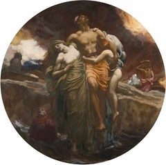 And the Sea Gave Up the Dead Which Were In It by Frederic Leighton