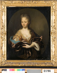 Anna Maria Muyssart (1703-1729). wife of Nicolaas Calkoen by Arnold Boonen