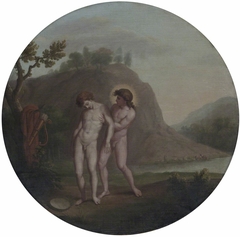 Apollo and Hyacinthus (after Domenichino) by William Hamilton