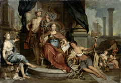 Apotheosis of the Dutch East India Company (Allegory of the Amsterdam Chamber of Commerce of the VOC) by Nikolaas Verkolje