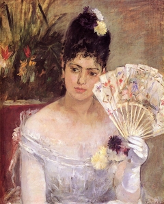 Au bal by Berthe Morisot