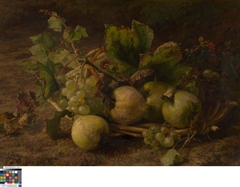 Autumn fruit by Gerardina Jacoba van de Sande Bakhuyzen