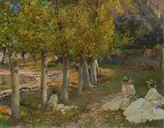 Autumn leaves by John Singer Sargent