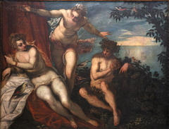 Bacchus, Ariane and Venus by Domenico Tintoretto