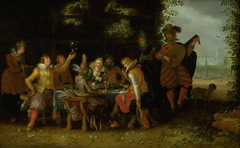 Banquet in a Park (The Prodigal Son among the Harlots?) by David Vinckboons