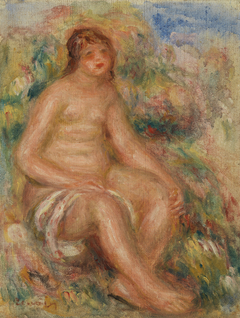 Bather (Baigneuse) by Auguste Renoir