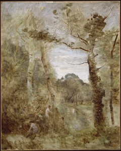 Bathers in a Clearing by Jean-Baptiste-Camille Corot