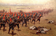 Battle of Domokos (1897) by Fausto Zonaro