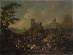 Battle of the Turks with the Poles by Arnold Frans Rubens