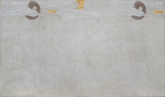 Beethoven Frieze (plate 4, left wall): Yearning for Happiness by Gustav Klimt