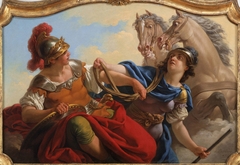 Bellona Presenting the Reins of his Horses to Mars by Louis-Jean-François Lagrenée