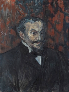 Bildnis eines Herrn (Georges de Villéchenon) by Henri de Toulouse-Lautrec