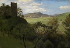 Blick auf Falkenstein im Taunus by Hans Thoma