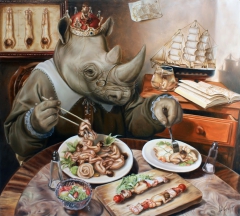 Cena sin salomón by José Luis López Galván