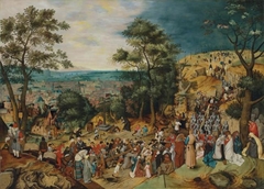 Christ carrying the cross by Pieter Brueghel the Younger