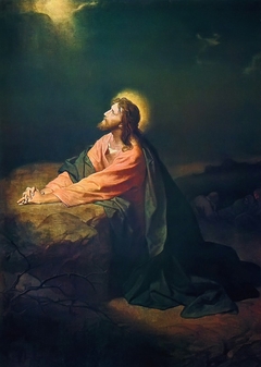 Christ in Gethsemane by Heinrich Hofmann