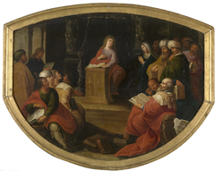 Christ's dispute with the doctors in the temple by Frans Francken the Younger