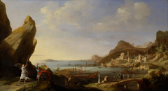 Coastal Landscape with Balaam and the Ass by Bartholomeus Breenbergh