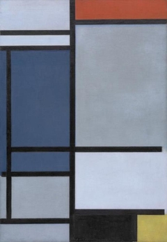 Composition with Red Blue Black Yellow and Gray by Piet Mondrian