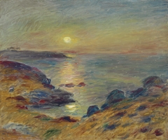 Coucher de soleil à Douarnenez by Auguste Renoir