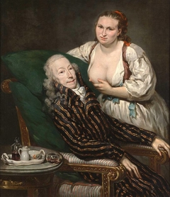 Count Franz de Paula Graf von Hartig and his wife Eleanore as Caritas Romana by Barbara Krafft