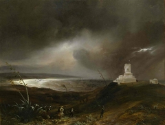 Coup de vent du 16 juin 1830 à Sidi-Ferruch by Théodore Gudin