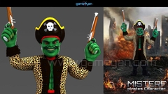 3D Misterf Pirates Character Modelling Australia, Perth by GameYan Studio