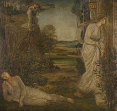 Cupid and Psyche - Palace Green Murals by Edward Burne-Jones