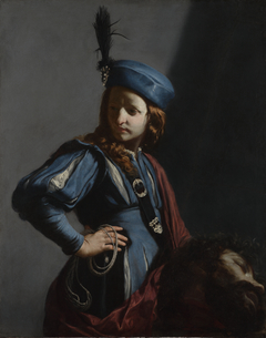 David with the Head of Goliath by Guido Cagnacci