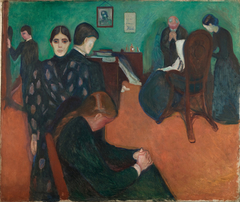 Death in the Sickroom by Edvard Munch