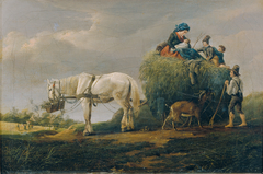 Der Heuwagen by Friedrich Gauermann