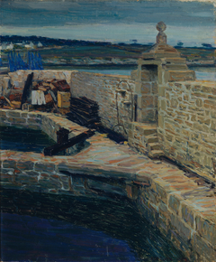 Der Weiher (Concarneau) by Max Kurzweil