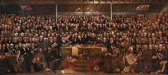 Disruption Portrait, The First General Assembly of the Free Church of Scotland by Amelia Robertson Hill