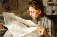 Emma Zorn Reading by Anders Zorn