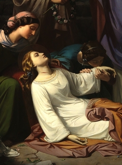 Entierro de Santa Cecilia en las catacumbas de Roma (Detail) by Luis de Madrazo