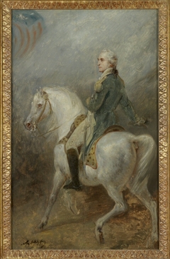 Equestrian Portrait of George Washington by Ary Scheffer