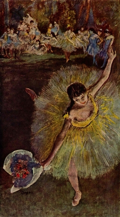 Fin d'arabesque by Edgar Degas