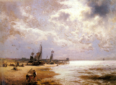 Fishing Scenes by Hermann Ottomar Herzog