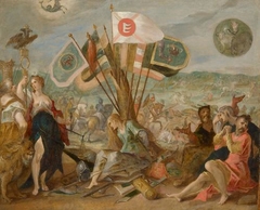 Five Allegories of the Turkish Wars: Battle of Hermannstadt by Hans von Aachen