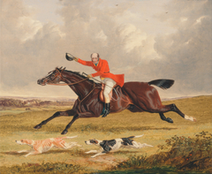 Foxhunting: Encouraging Hound by John Frederick Herring