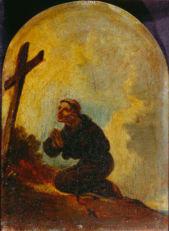 Friar in Prayer by Sir Peter Francis Bourgeoi