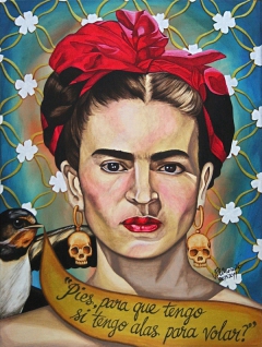 Frida Kahlo de Rivera by Ella Elenzano Orencillo