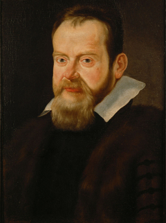 Galileo Galilei (1564-1642) in pelzverbrämtem Mantel, Brustbild by Anonymous