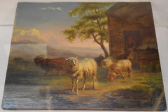 Goats and sheeps by Balthasar Paul Ommeganck