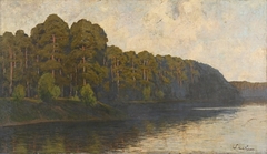 Grunewaldlandschaft mit See by Walter Leistikow