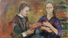 Hans Tietze and Erica Tietze-Conrat by Oskar Kokoschka