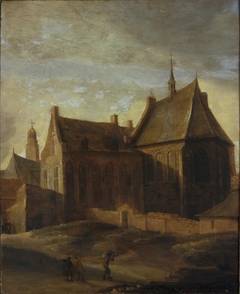 Het Sint Agnietenklooster te Utrecht by Pieter de Ruelles