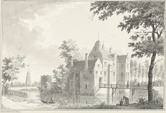 Huis Oosterwyk, van achteren gezien by Paulus van Liender