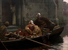 In Time of Peril by Edmund Leighton